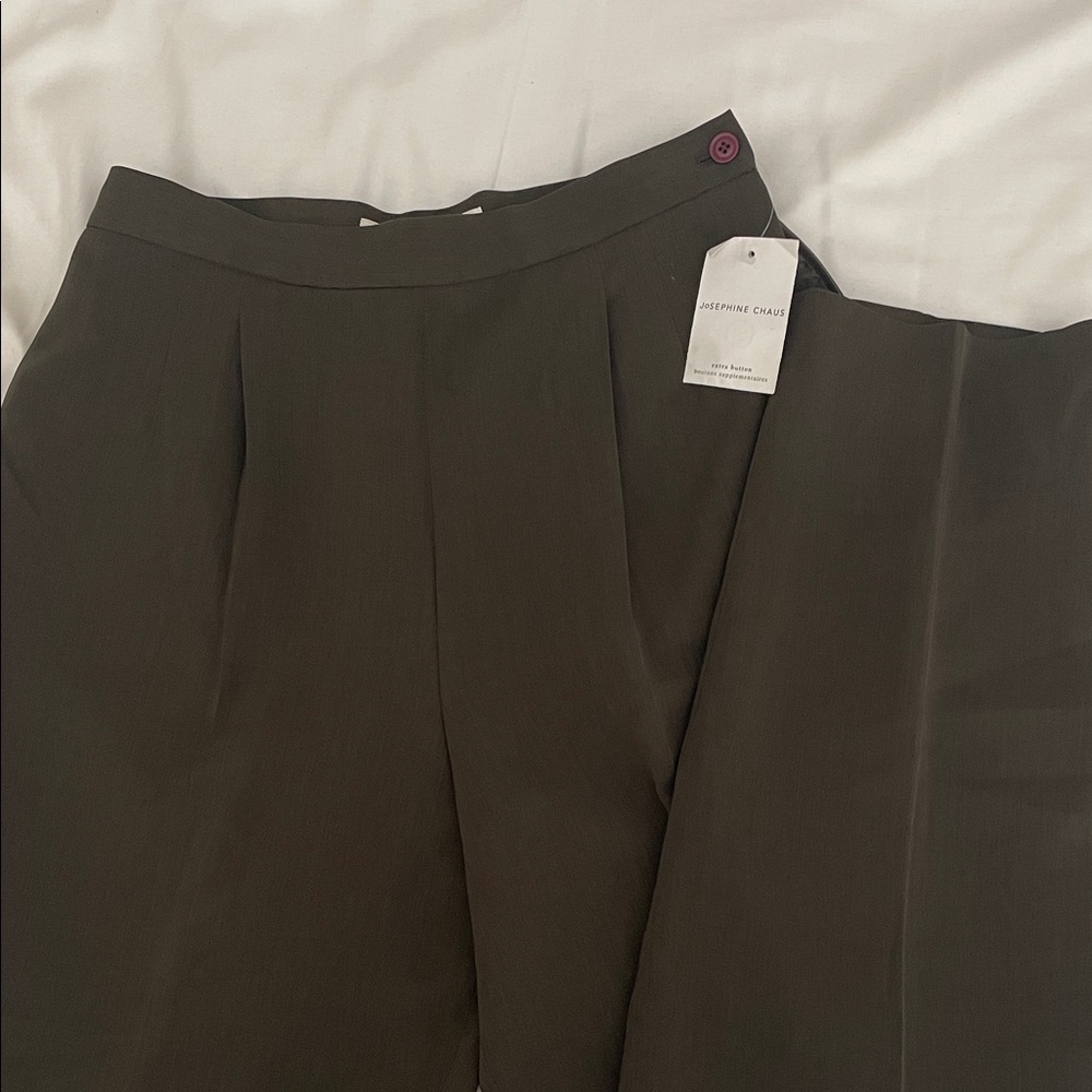Josephine Chaus Dark Olive Pants